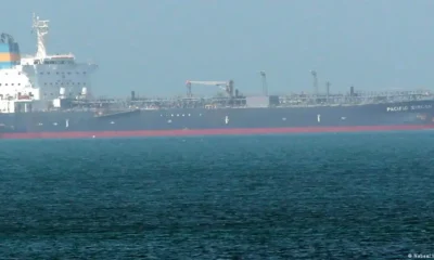 Petrolero Zircon en el mar de Omán. Imagen referencial