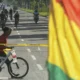 Bloque en las calles de Santa Cruz, Bolivia. Foto:DW.