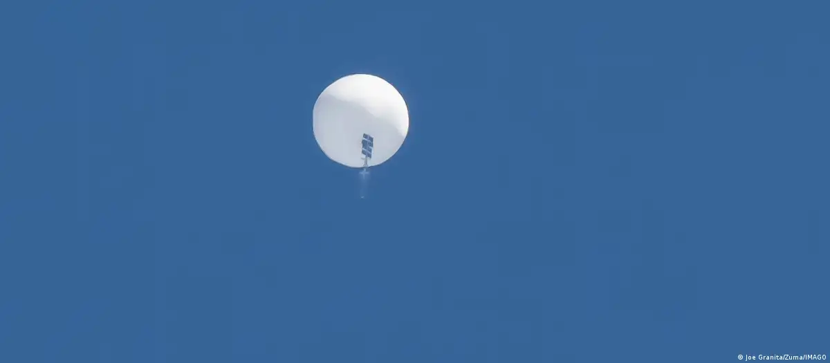 Un globo espía chino. Foto: DW. Archivo