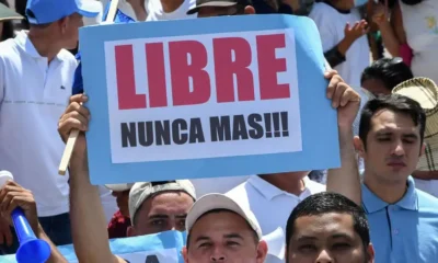 Protesta contra el Gobierno de Honduras (agosto de 2023). Foto: DW.