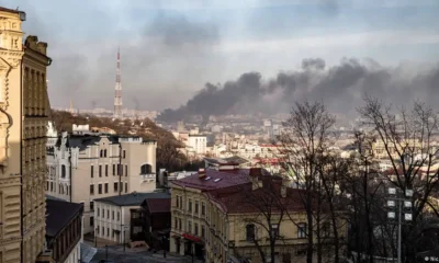 Explosiones en Kiev. Foto: DW.