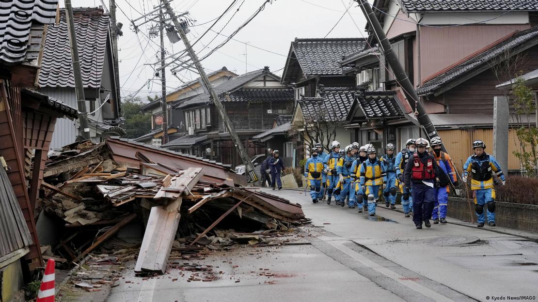 Terremoto en Japón. Foto: DW.