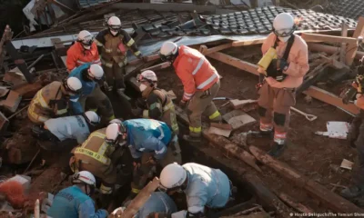 Terremoto en Japón. Foto: DW.