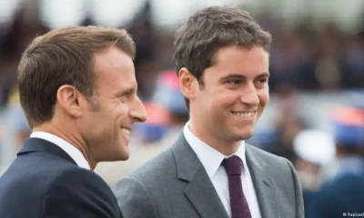 Emmanuel Macron y Gabriel Attal. Foto: DW.