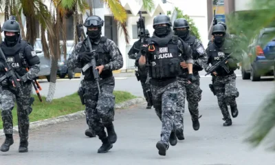 Policía de Ecuador. Foto: DW. Archivo.