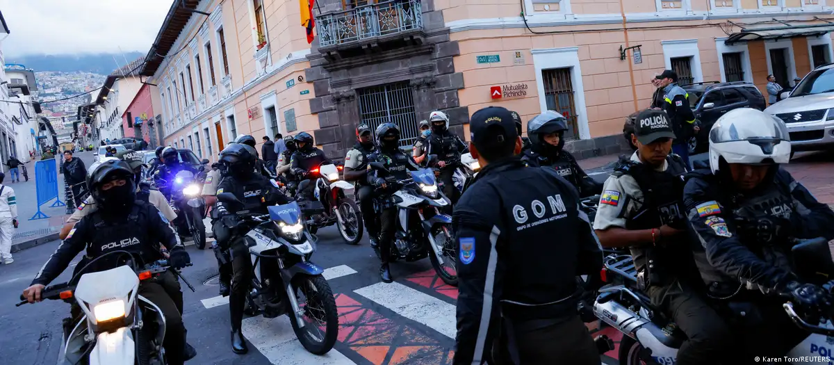 Policía de Ecuador. Foto: DW.