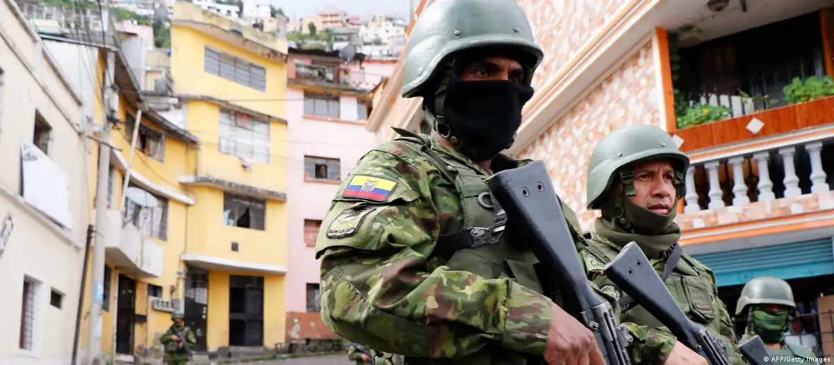 Militares de Ecuador. Foto: DW.