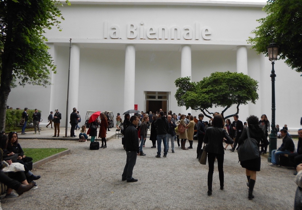 Ingreso a la Biennale, Venecia. Cortesía