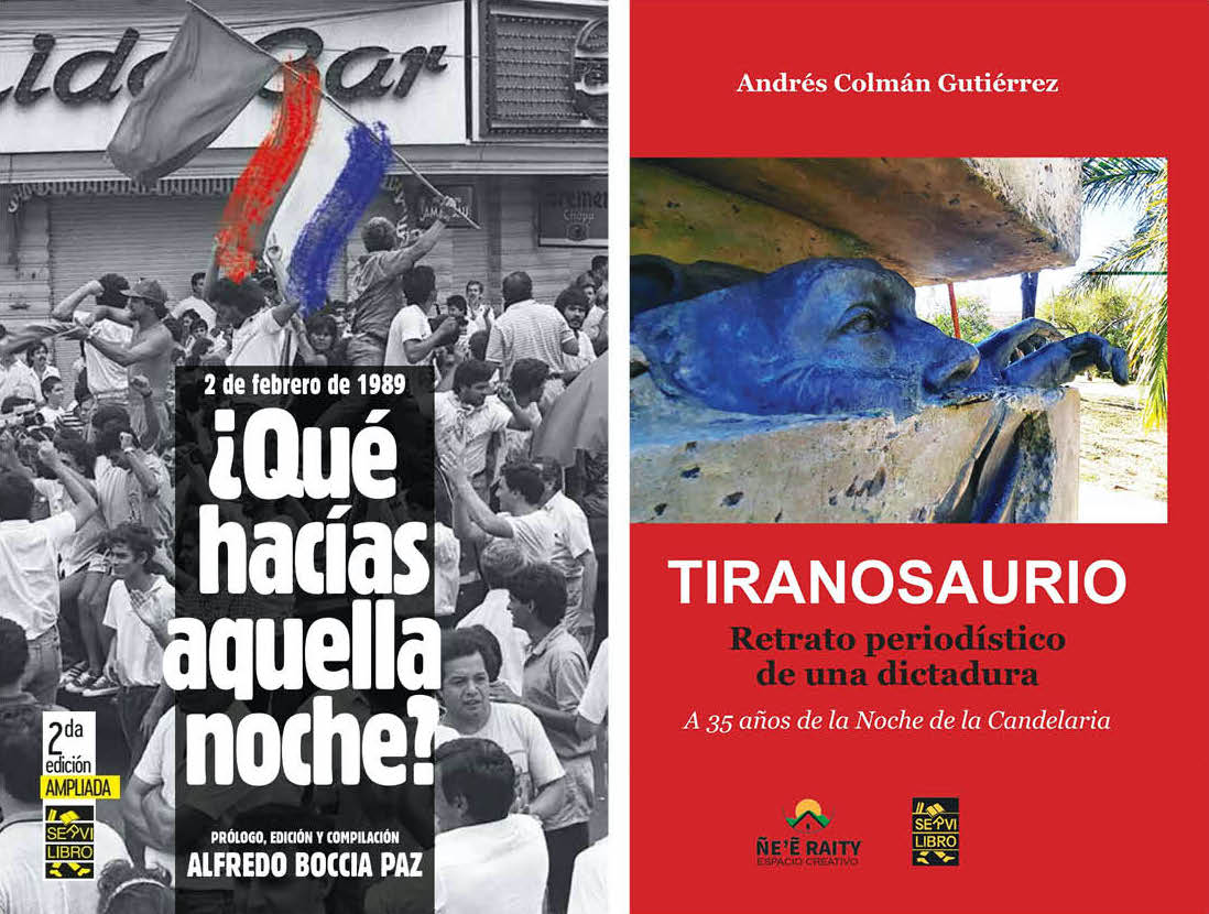 Libros de Alfredo Boccia Paz y Andrés Colmán Gutiérrez. Cortesía