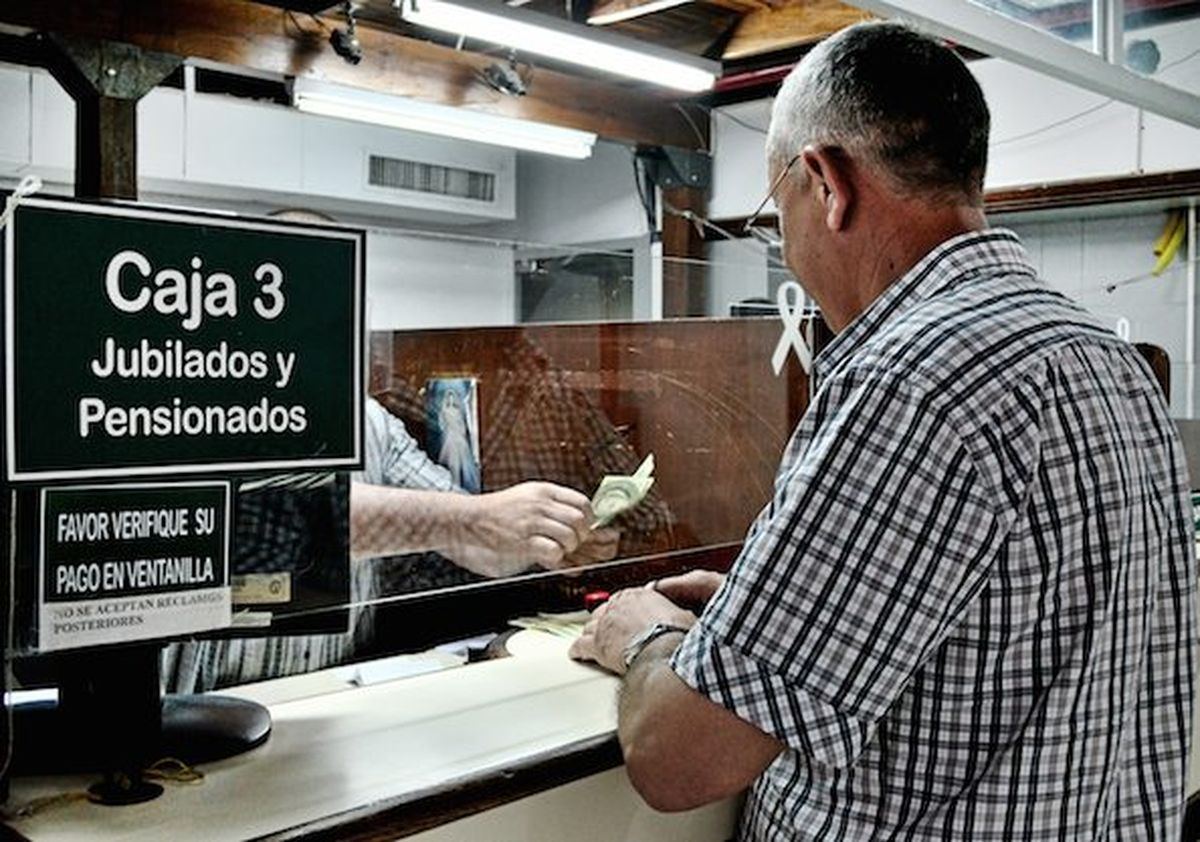 Caja para jubilados. Foto: Gentileza. Archivo.