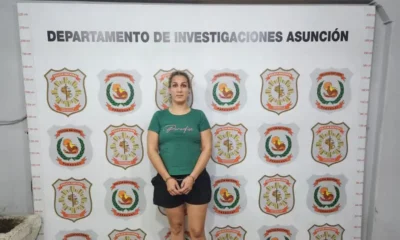 La mujer está recluida en la sede de investigación de delitos de la Policía. Foto: Gentileza.