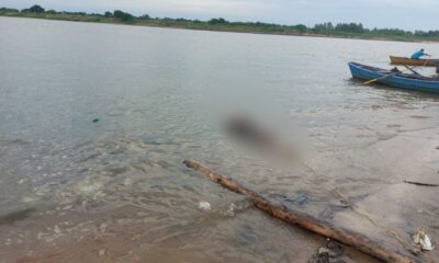 El cuerpo fue hallado en el río paraguay. Foto: Armada Paraguaya.