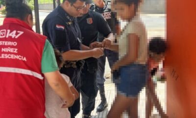 La mujer fue puesta a disposición de las autoridades y los niños fueron rescatados. Foto: MINNA.