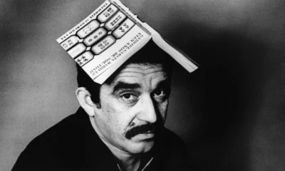 Icónica fotografía de Gabriel García Márquez. Archivo