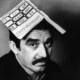 Icónica fotografía de Gabriel García Márquez. Archivo