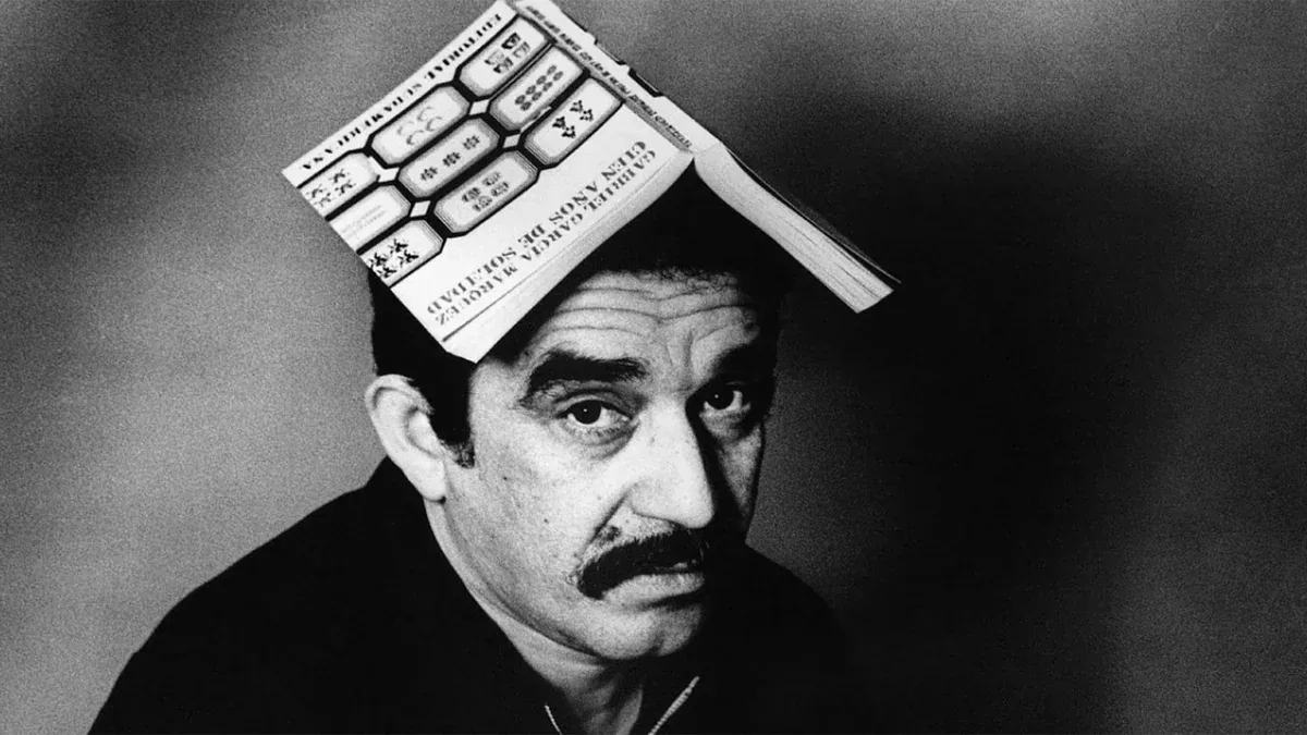 Icónica fotografía de Gabriel García Márquez. Archivo