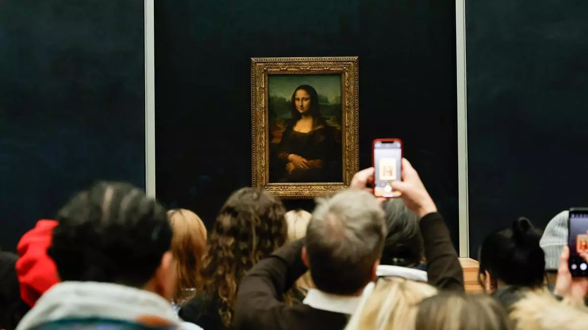 "La Gioconda", el cuadro más visitado del Louvre. Cortesía