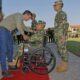 Santiago Peña condecoró a militares que realizan operativos. Foto: Gentileza.