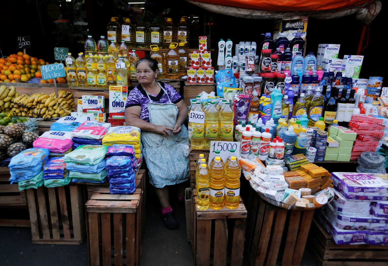 Venta de productos. Foto: Gentileza