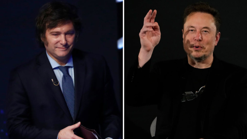 Javier Milei - Elon Musk. Foto:CNN.