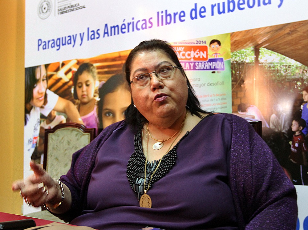 Águeda Cabello, directora de Vigilancia Sanitaria. Foto: Agencia IP.