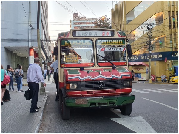 Transporte público. Foto: Gentileza