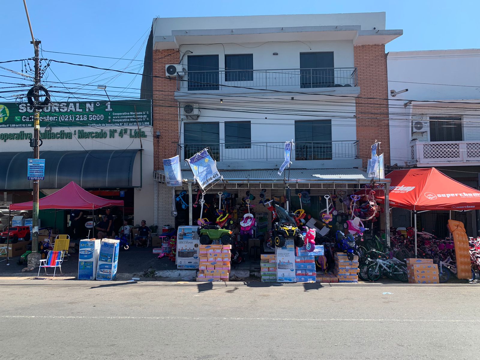 VG Comercial sobre la avenida Eusebio Ayala. Foto: Gentileza.