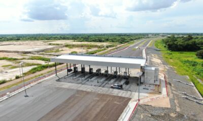 Puesto de peaje del Puente Héroes del Chaco. Foto: MOPC.