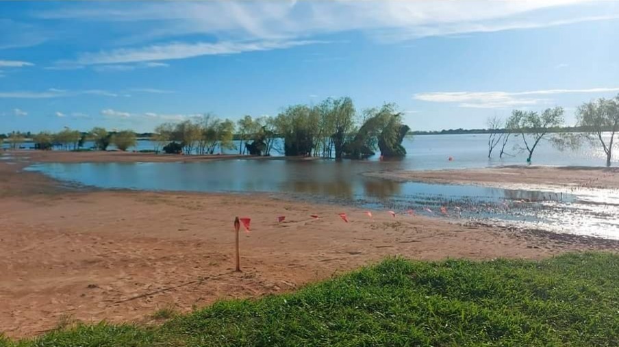 Playa Municipal de Pilar. Foto: Municipalidad de Pilar.