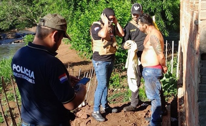 Ángel Vera Benítez, sospechoso del horrible crimen en Amambay. Foto: Gentileza.