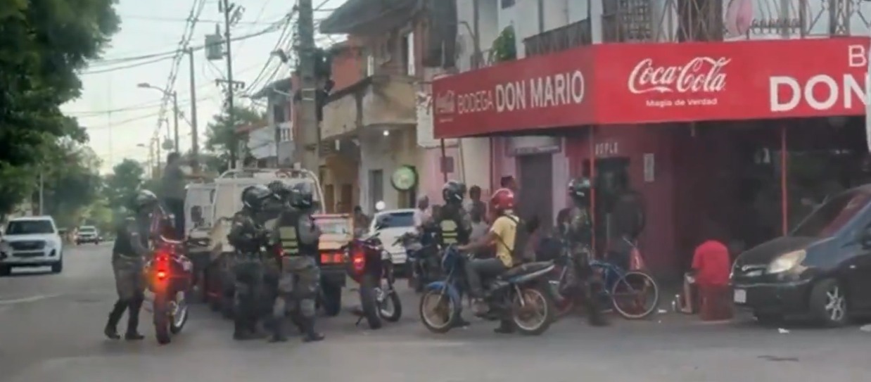 Operativo de incautación de máquinas tragamonedas. Foto: Captura.