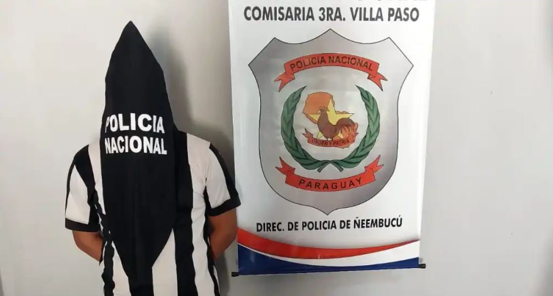 Padre abusador quedó detenido. Foto: Policía Nacional.