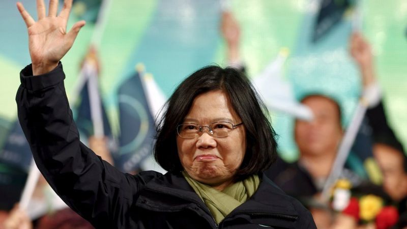  Tsai Ing-wen, la actual presidenta de Taiwán. Foto: BBC.