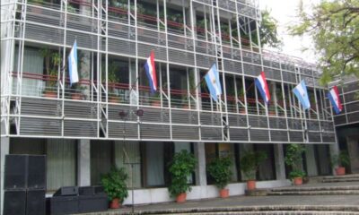 Fachada de la Embajada Argentina en Asunción. Foto: Archivo.