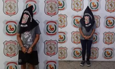 Pareja detenida acusada por presunto caso de filicidio. Foto: Policía Nacional.