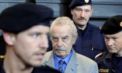 El acusado Josef Fritzl es fotografiado durante los procedimientos del último día de su juicio en el tribunal de Sankt Poelten, en la provincia austriaca de Baja Austria. Foto: Infobae.