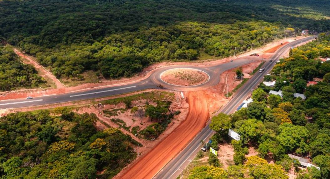 La construcción de rotondas, desde el punto de vista vial, funciona como una solución técnica. Foto: Gentileza.