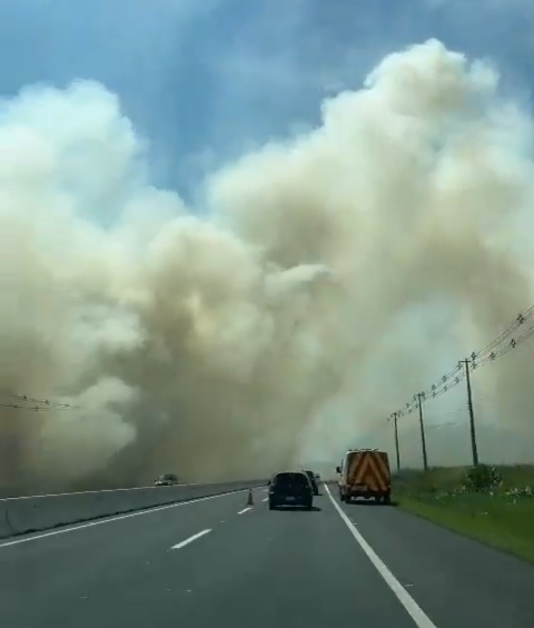 Incendio forestal. Foto: Captura de pantalla.