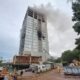 Edificio siniestrado en CDE. Foto: Ministerio Público.