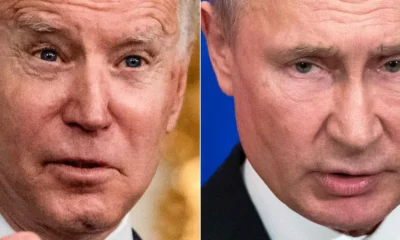 Joe Biden y Vladimir Putin. Foto: DW.