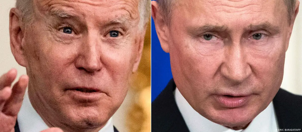 Joe Biden y Vladimir Putin. Foto: DW.