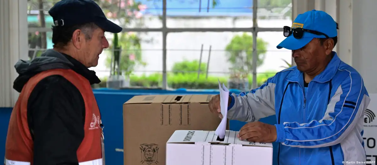 Elecciones en Ecuador. Foto referencial. DW.