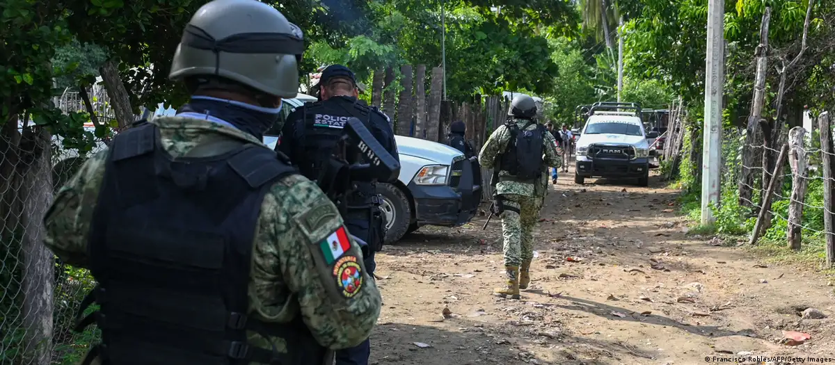 Policía y militares de México. Foto: DW.