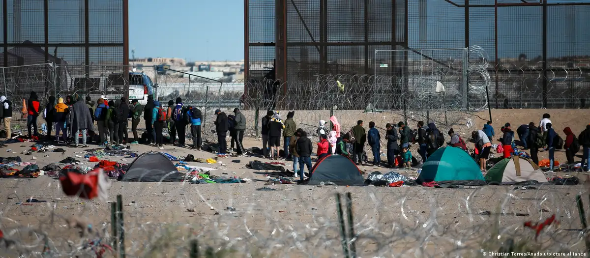 Deportación de migrantes de Estados Unidos. Foto:DW.