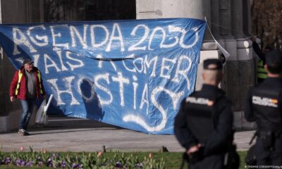 Protesta agrícola en España. Foto: DW.