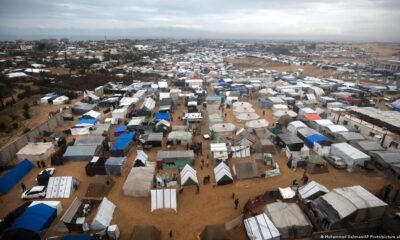 Campamento para refugiados palestinos en Rafah. Foto: DW.