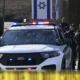 Policía estadounidense frente a la embajada de Israel en Washington. Foto: DW.