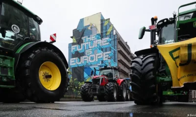 Las protestas de agricultores se han extendido por más de la mitad de los países de la UE, y han llegado a Bruselas. Foto: DW.