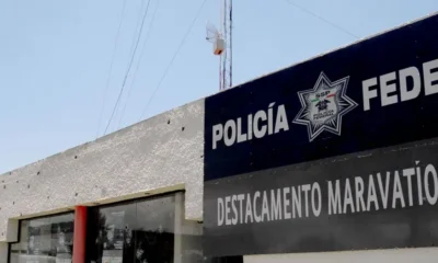 Sede de la Policía Federal de la ciudad mexicana de Maravatío de Campo, estado de Michoacán México. Foto: DW.