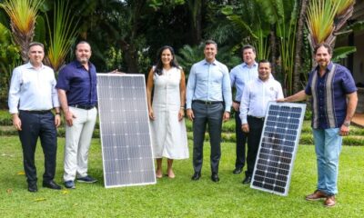 El mandatario resaltó la apuesta de su gobierno al uso de fuentes alternativas de energía eléctrica. Foto: Presidencia